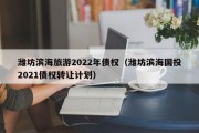 潍坊滨海旅游2022年债权（潍坊滨海国投2021债权转让计划）