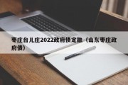 枣庄台儿庄2022政府债定融（山东枣庄政府债）