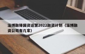 淄博融锋国资运营2022融资计划（淄博融资公司有几家）